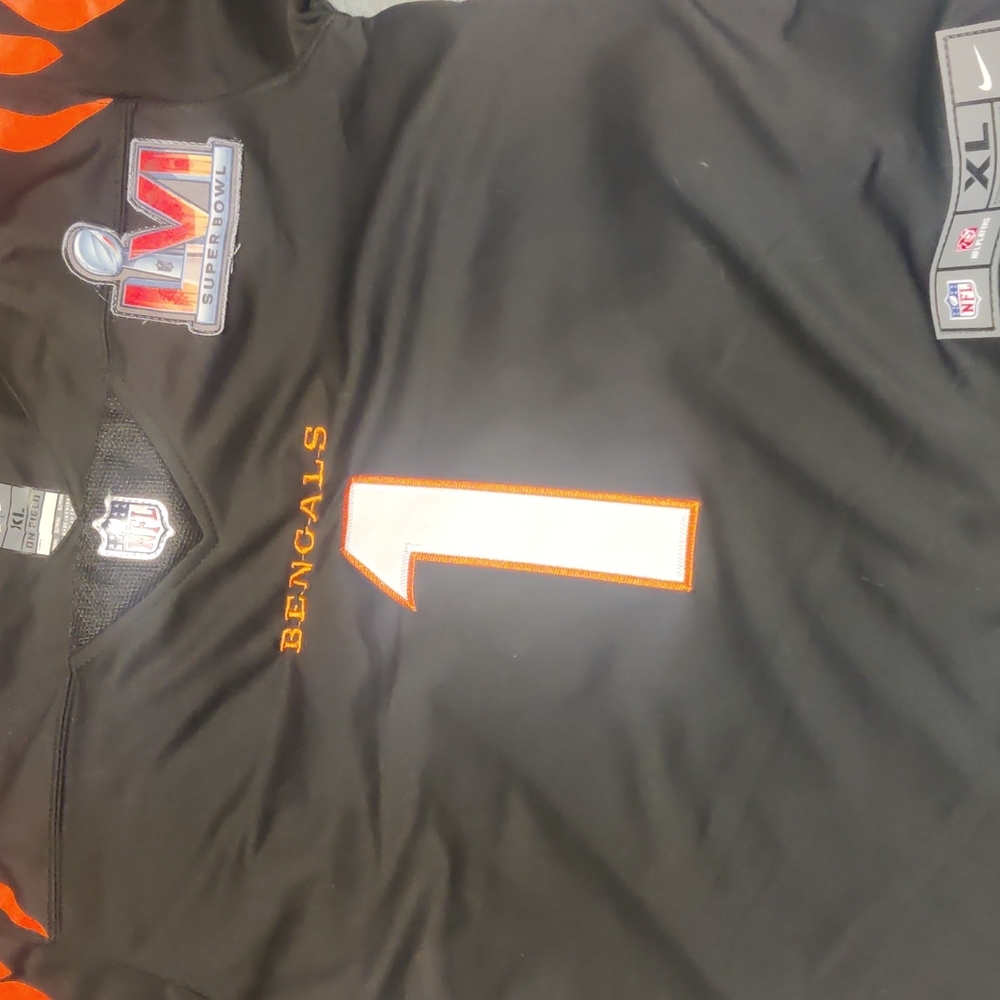 Ja'marr Chase Bengals Superbowl jersey